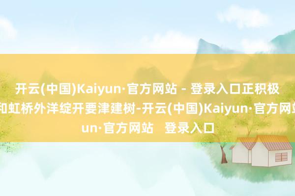 开云(中国)Kaiyun·官方网站 - 登录入口正积极融入示范区和虹桥外洋绽开要津建树-开云(中国)Kaiyun·官方网站   登录入口